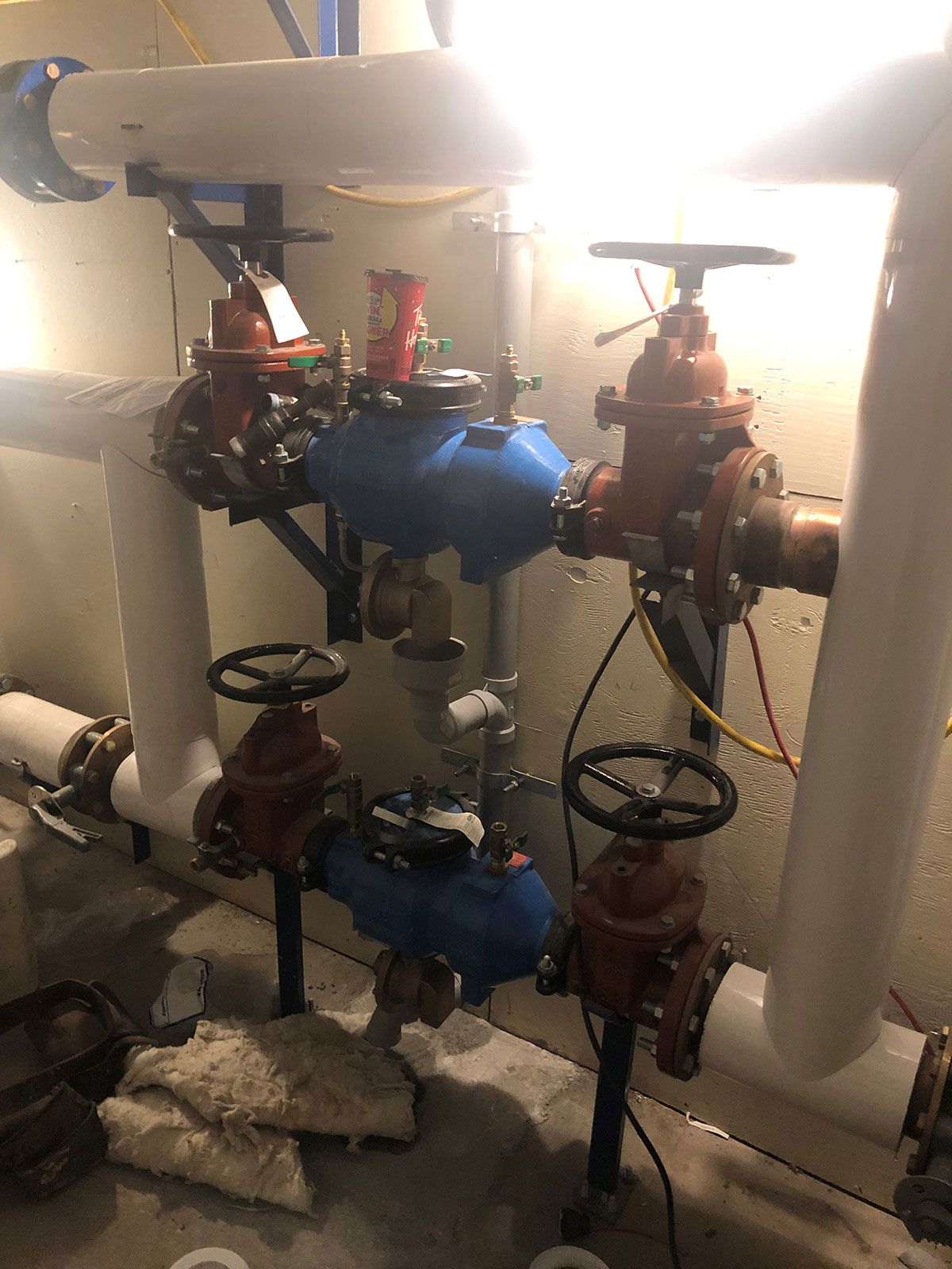 RL7 Mechanical crew on a mechanical room install